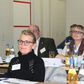 Margit Schuck at Vermit Network Meeting at the officer's school of the German Armed Forces